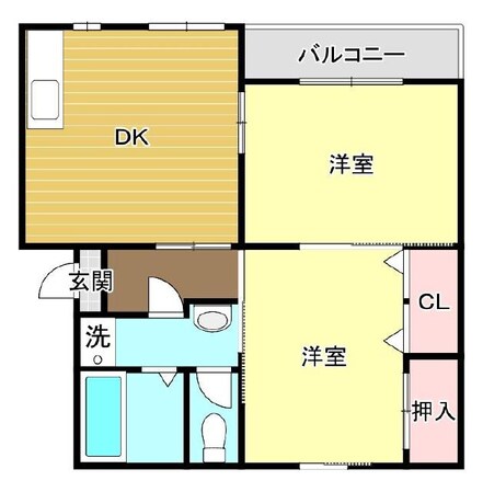 コーポ梶返の物件間取画像